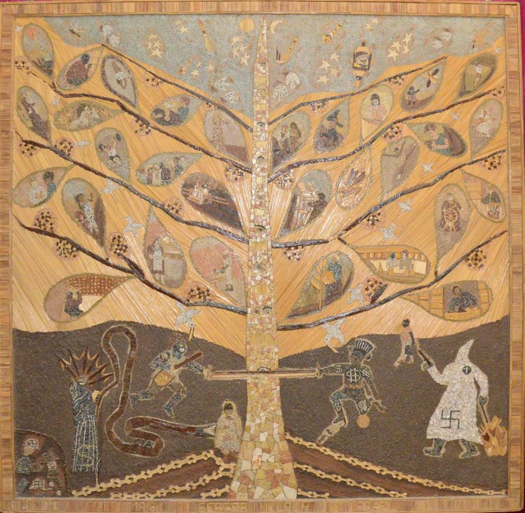 יצירה של מלך ברגר נגד הרוע הקיים בעולם