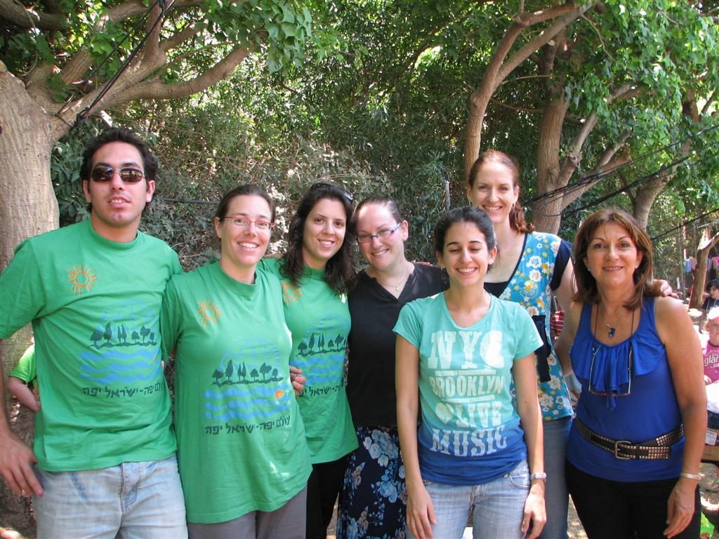 צוות ההדרכה של המועצה לישראל יפה בקייטנת טבע