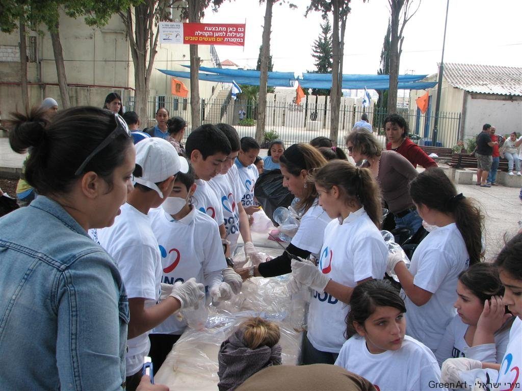 שיתוף פעולה שלתלמידים יהודים וערבים בעיר רמהל למען שמירת הסביבה