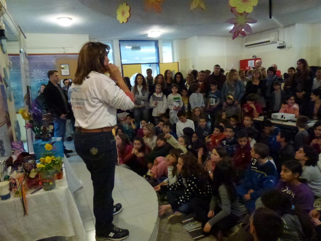 הרצאות העשרה לתלמידים והורים בבית הספר רבין בשוהם לקידום החינוך הסביבתי