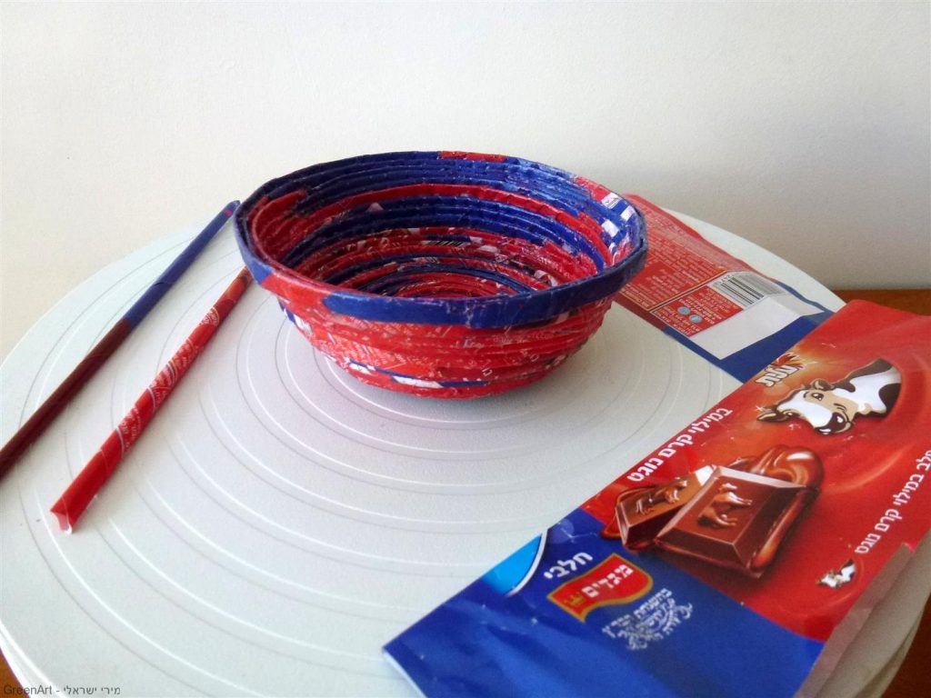 פעם היינו אריזות של שוקולד וכעת אנו קערה שימושית