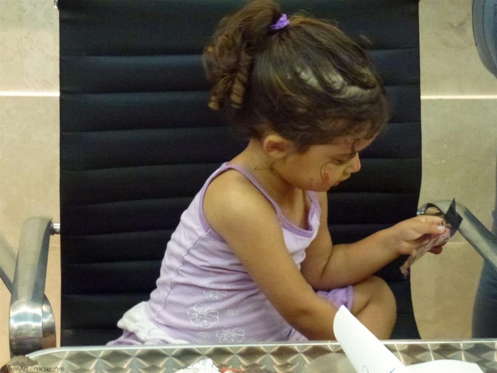 תענוג לראות את היצירתיות הניפלאה של הילדים בהכנת היצירות הירוקות שיצרו