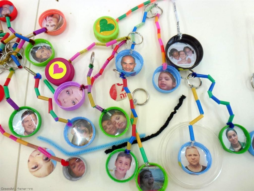 יצירת מחזיקי מפתחות אישיים מחומרים ממוחזרים