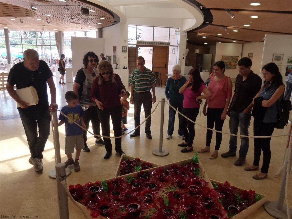 הסבר למשפחה ולנכדיי על המיצב מגן דוד צומח-דומם הסבר למשפחה ולנכדיי על המיצב מגן דוד צומח-דומם