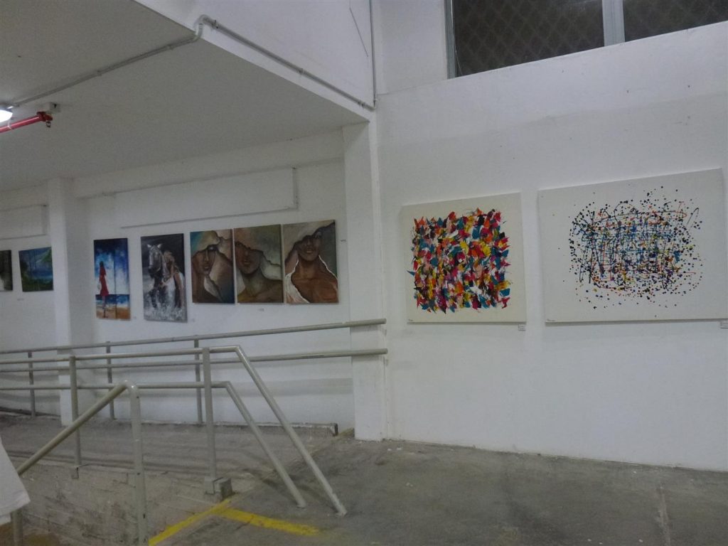 יצירות של אמנים המציגים בתערוכה האקטיבית אביב 2017