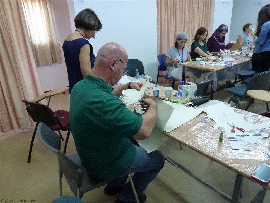 סדנת יצירה למורי בית הספר העמק בעפולה לקידום החינוך הסביבתי