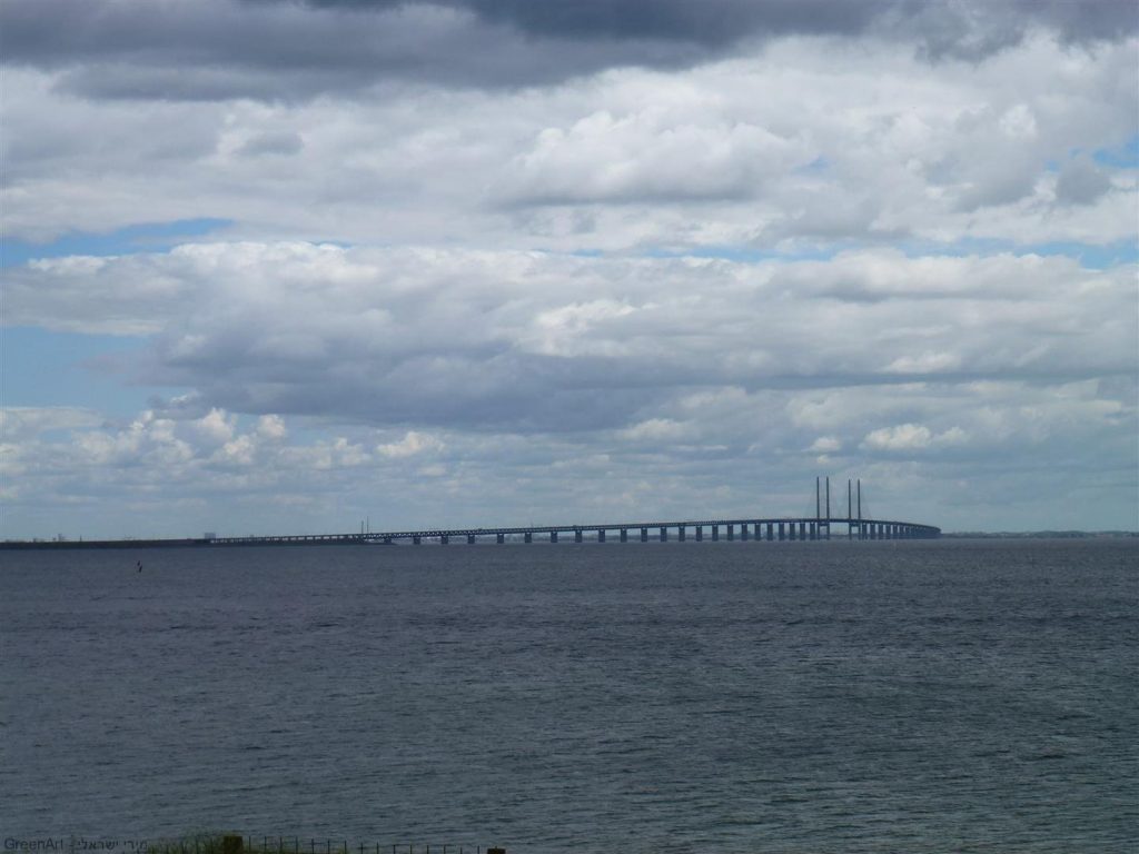 גשר ארסונד המחבר בין דנמרק לשבדיה - יצירת מופת הנדסית