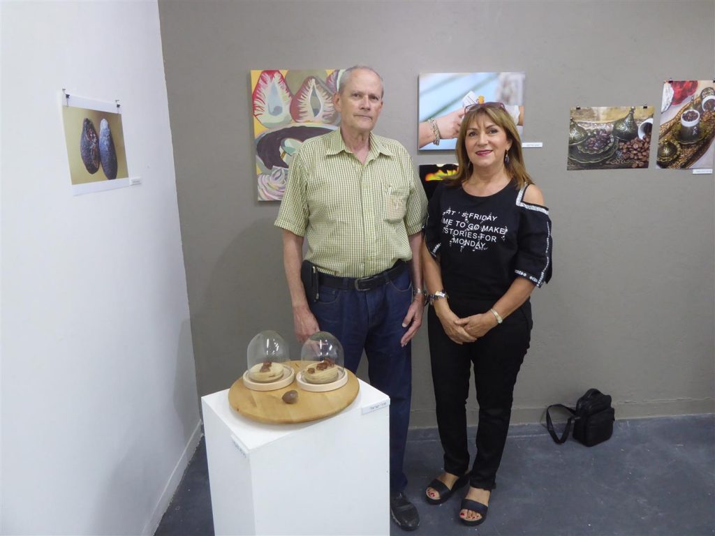 עם האמן דוד גומא חברי ממוזה רעננה