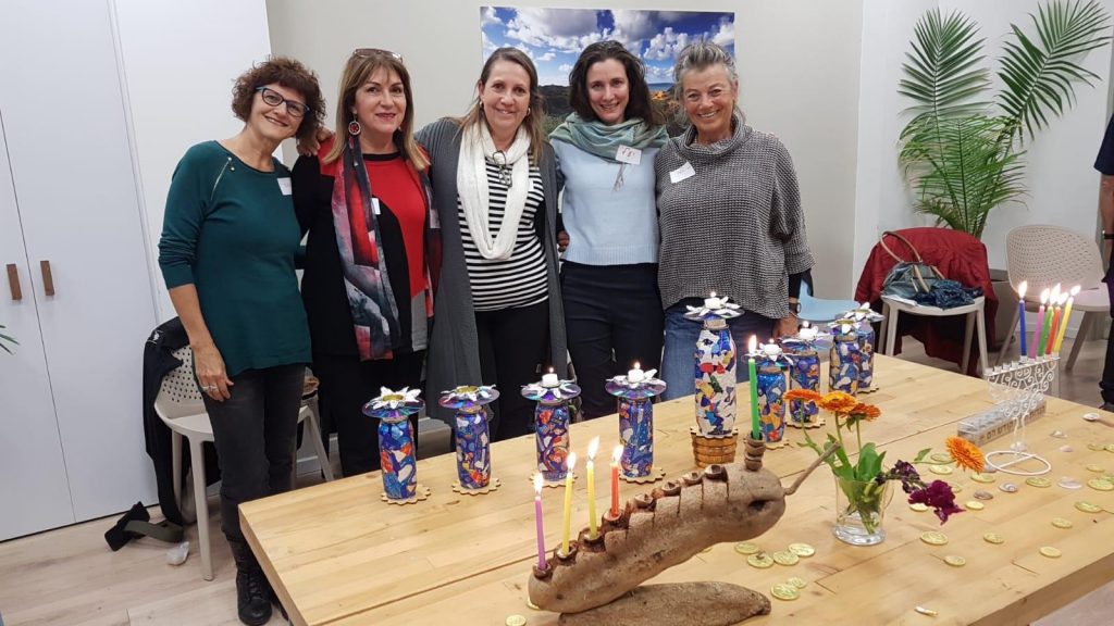 מפגש הדלקת נרות חנוכה ביחידה הסביבתית ברעננה - דצמבר 2019